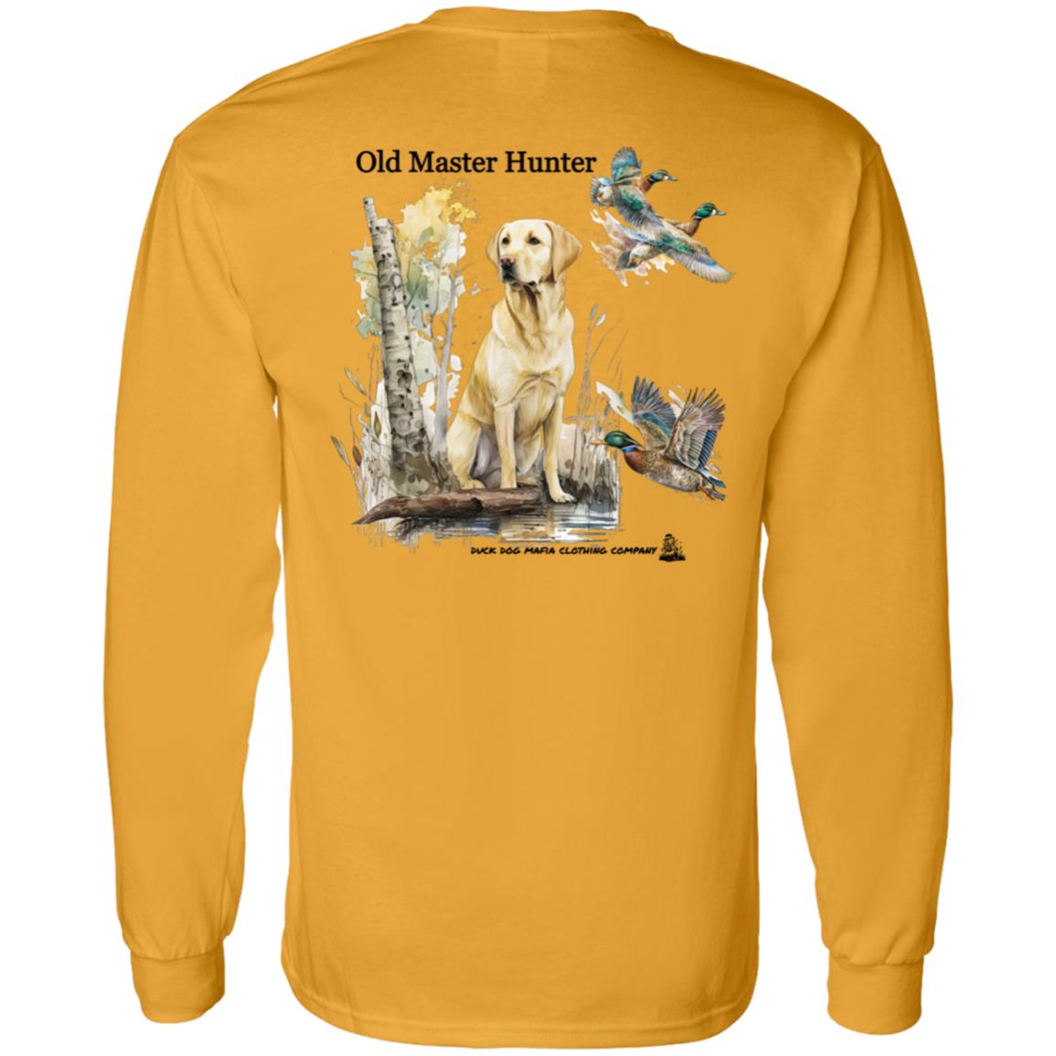 Old Master Hunter Yellow Lab Long Sleeve T-Shirt