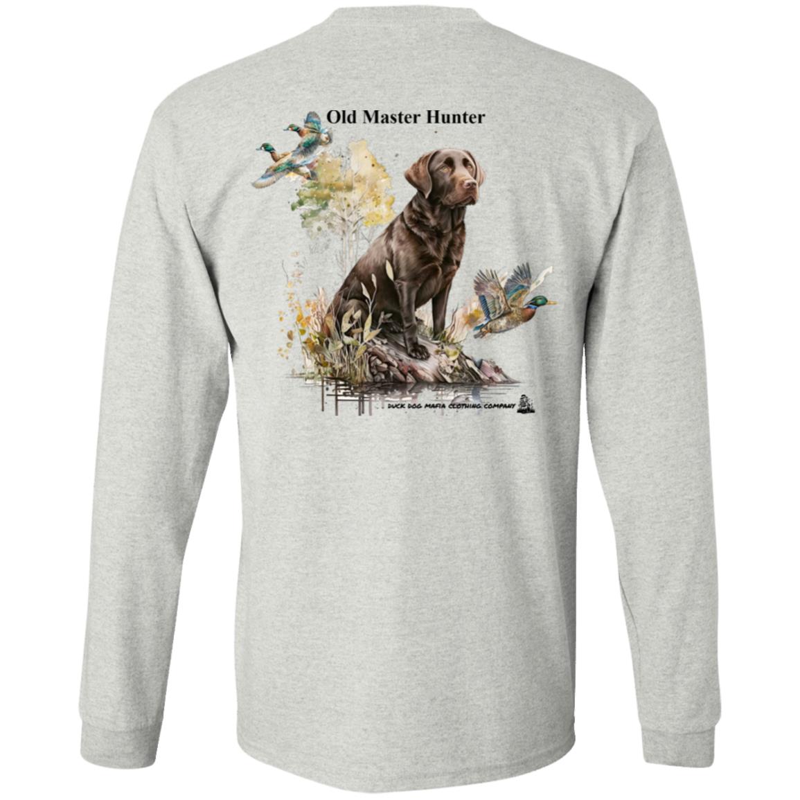 Old Master Hunter Chocolate Lab Long Sleeve T-Shirt