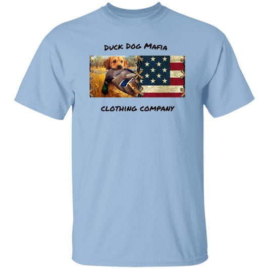 YELLOW LAD / AMERICAN FLAG BLACK LETTERING
