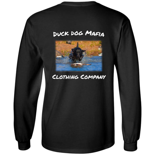 Black Lab at Work - White Letting With DDM Logo Left Chest