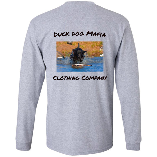 Black Lab at Work - BlackLetting With DDM Logo Left Chest