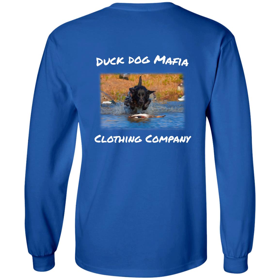 Black Lab at Work - White Letting With DDM Logo Left Chest