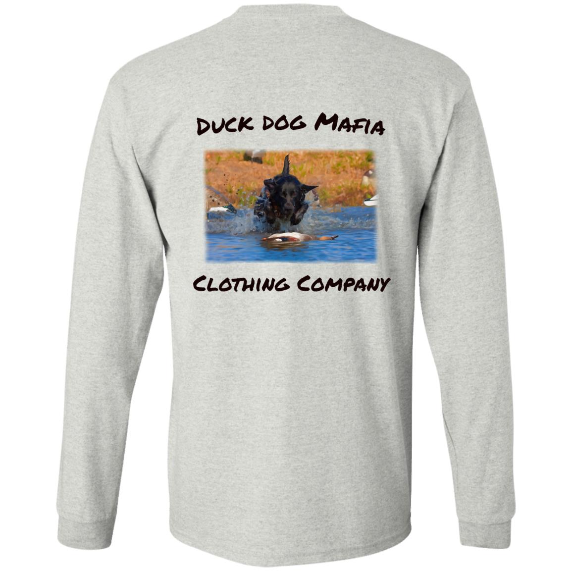 Black Lab at Work - BlackLetting With DDM Logo Left Chest